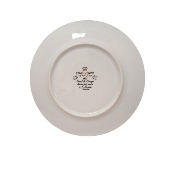 4 Pc Email De Limoges Decore A La Main A S. Marino Godinger Musical Instruments - Picture 6 of 7